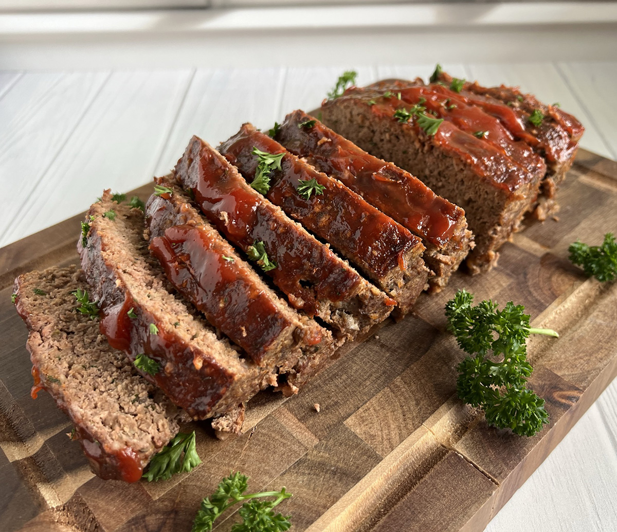 Homemade low sodium meatloaf