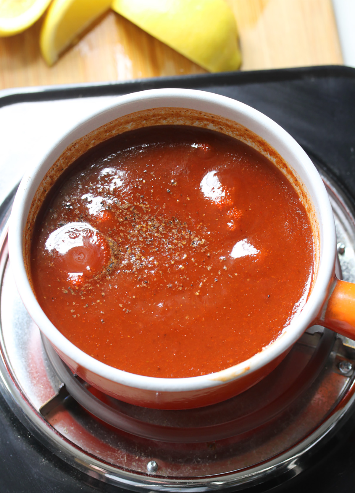 Cooking low sodium barbecue sauce