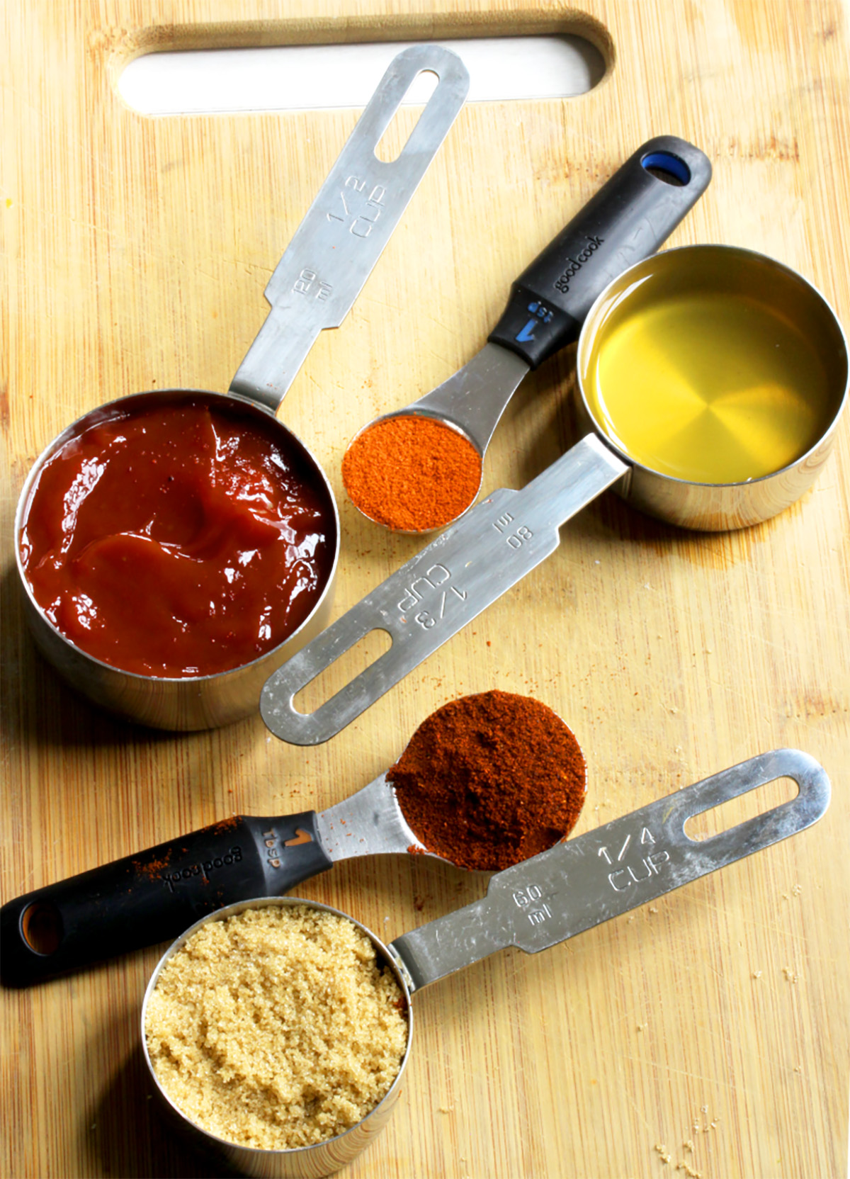 Ingredients for low sodium barbecue sauce