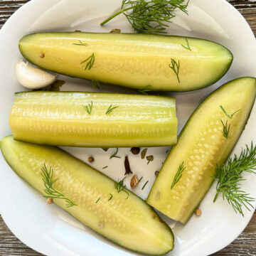 Low sodium dill pickles