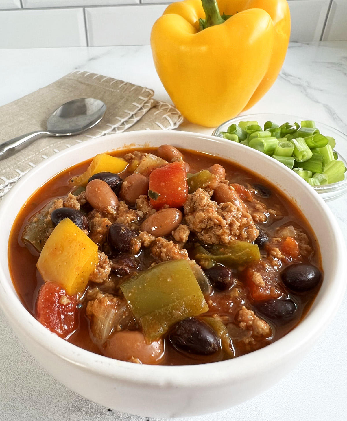 REcipe for Instant Pot low sodium turkey chili