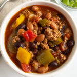 Recipe for Instant Pot low sodium turkey chili